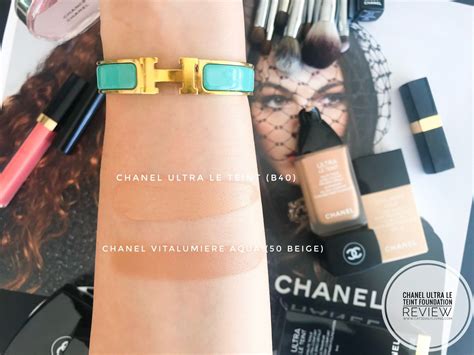 chanel foundation le teint ultra review|chanel ultra le teint swatches.